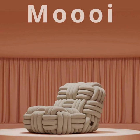 Designer Creative Art Personality New Single Sofa Moooi Sofa Chair Knitty