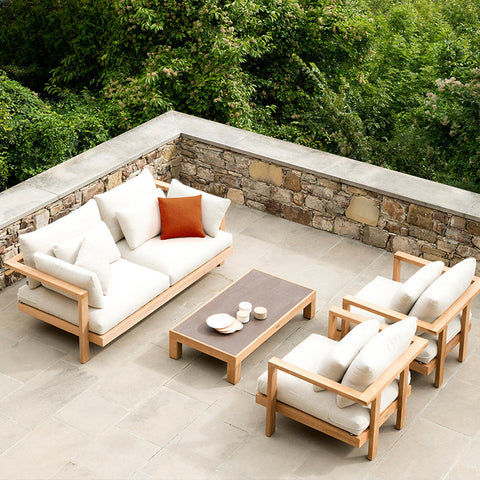 Teak open-air sofa garden