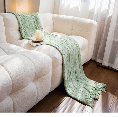 Leisure sofa solid color blanket blanket