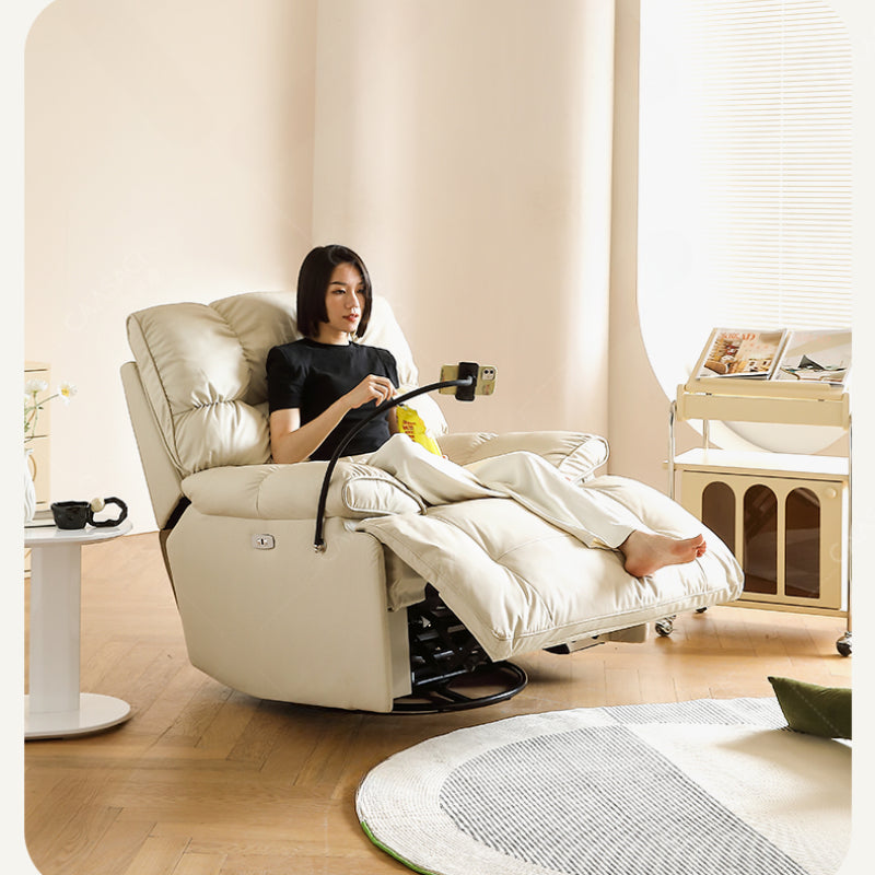 Single lazy living room modern electric function recliner sofa