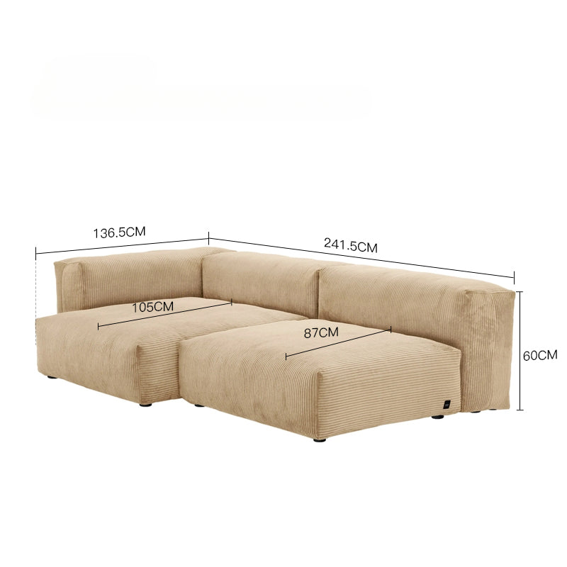 Italy Design Leisure Fabric Sofa