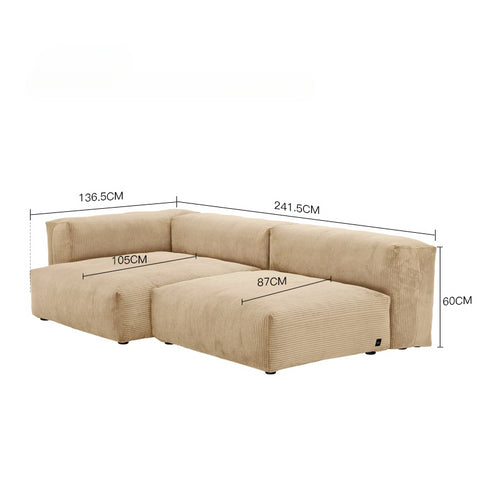 Italy Design Leisure Fabric Sofa