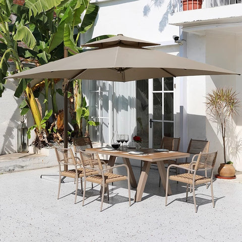 Internet famous outdoor garden rattan chairs, tables and chairsgarden