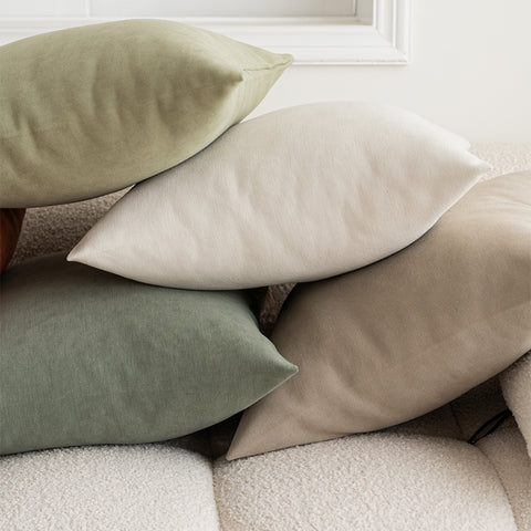 Simple and modern solid color cushions