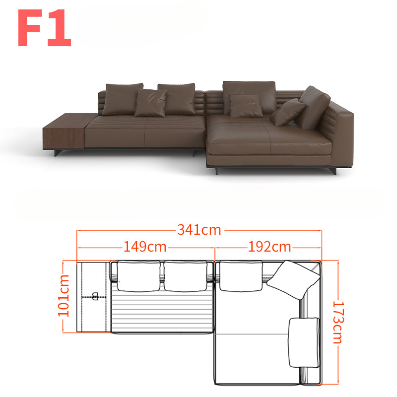 High-end Italian minimalist sofa