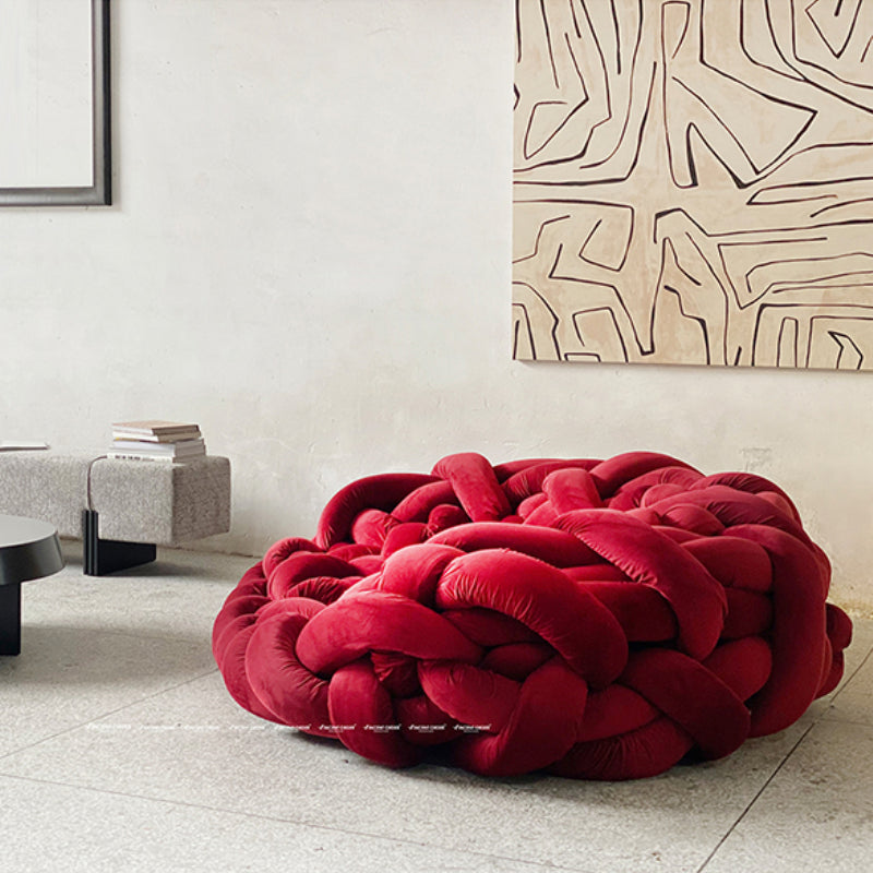 Woven winding Boa special-shaped fabric sofa