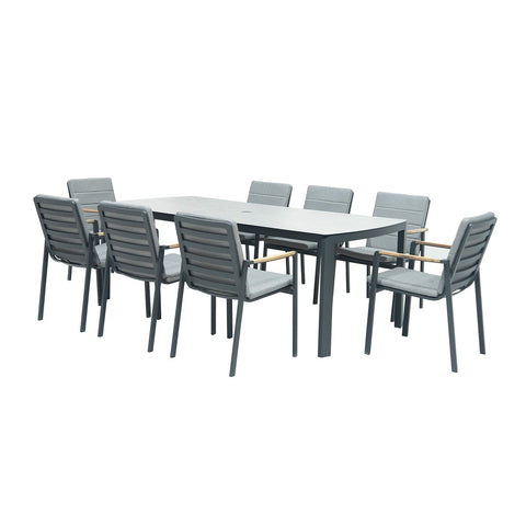 8 Seat Rectangle Dining Setgarden