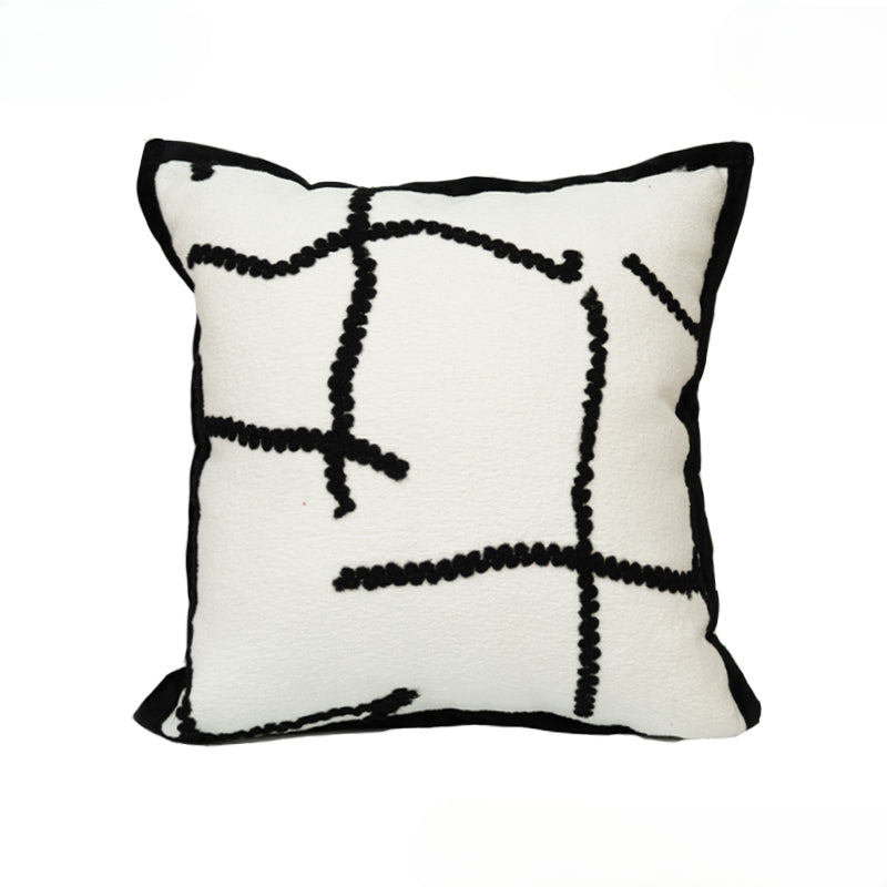 French high-end soft cushion square pillow