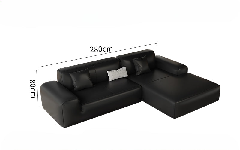 Big Black Bull Cube Sofa