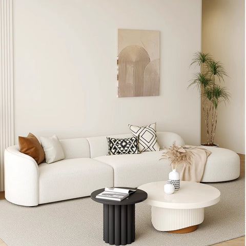 Modern cream sofa