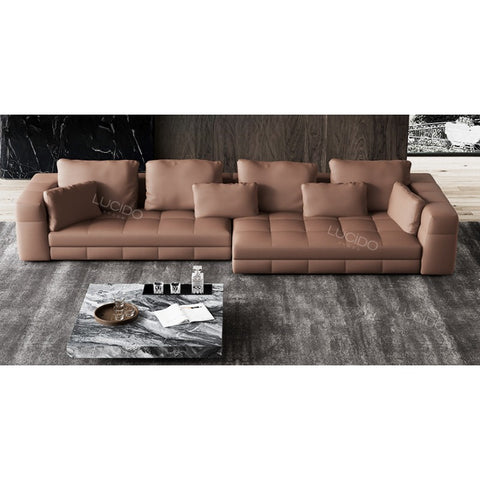 Italian suit leather sofa