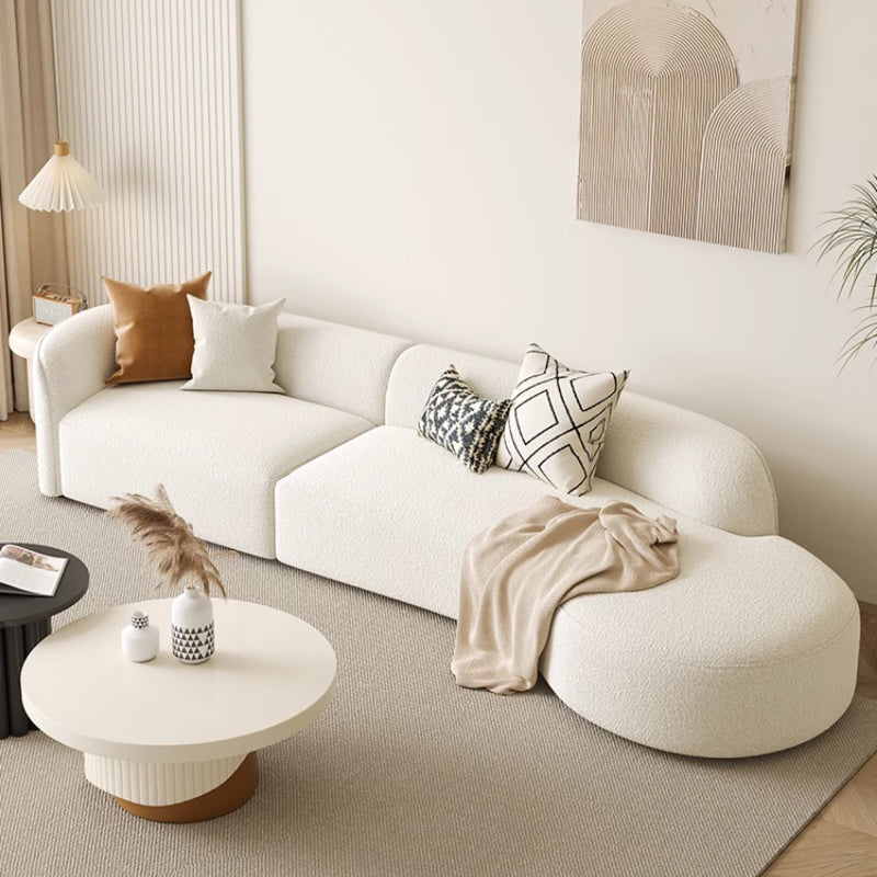 Modern cream sofa