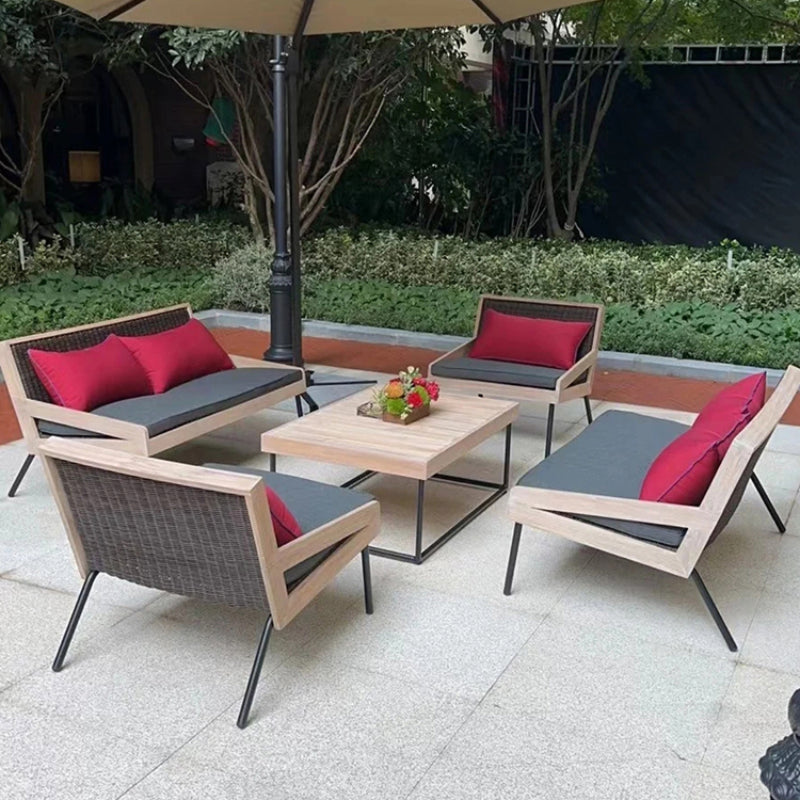 Garden leisure teak sofa rattan furnituregarden