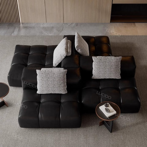 SABA Pixel Module Leather Sofa