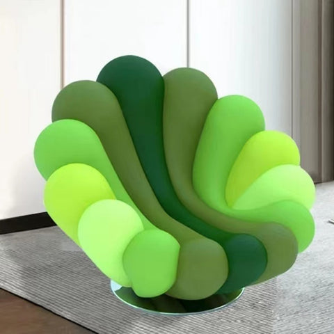 Light luxury leisure chair designer living room bedroom rotating anemone chair creative single sofa Nordic balcony lazy chair