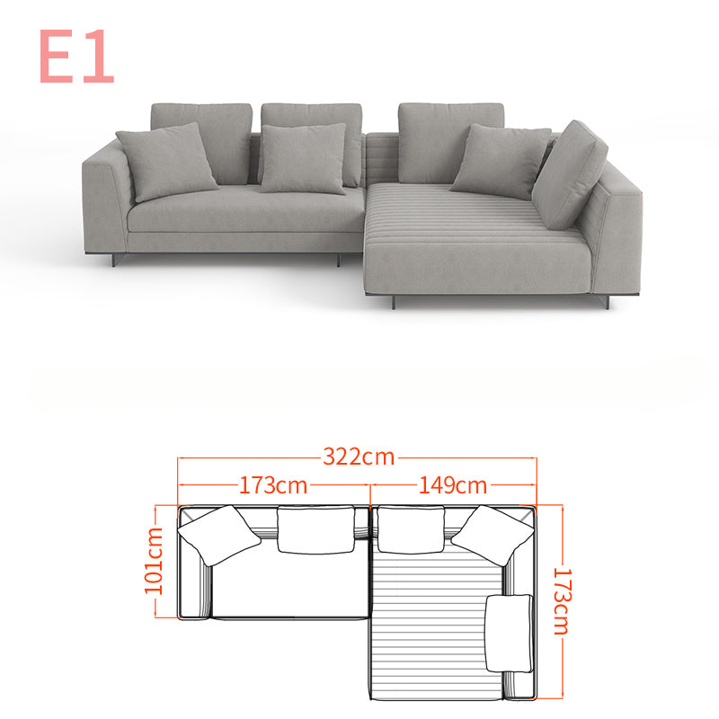 Italian minimalist sofa