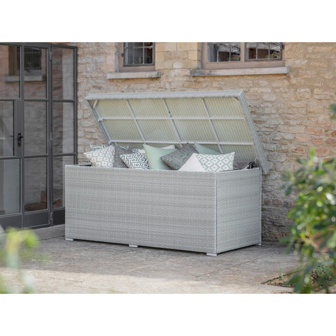 Cloud Rattan Large Cushion Box with Linergarden