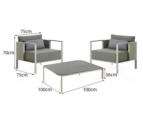 Outdoor Sofa Combination Sales Department Villa Courtyard  garden Lying Chair garden