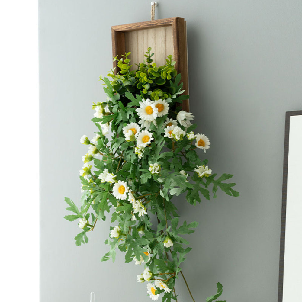 Artificial plant wall decoration small daisy pendant