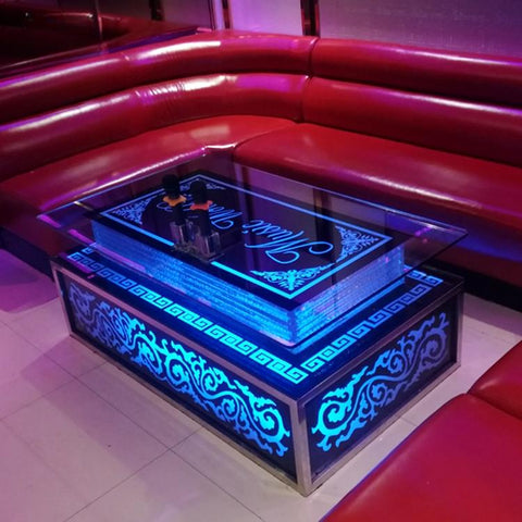 Led illuminated lounge home bars furniture for sale