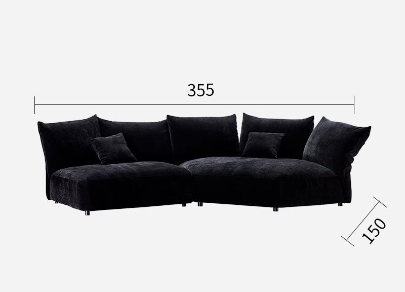 Modern minimalist petal fabric sofa