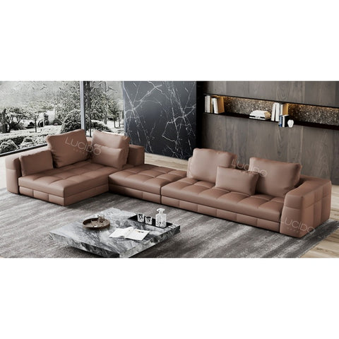 Italian suit leather sofa