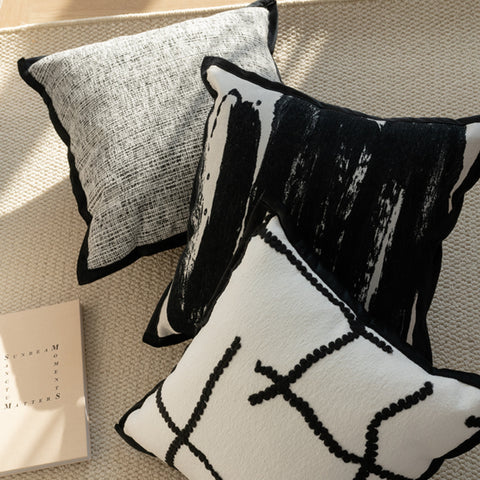 French high-end soft cushion square pillow