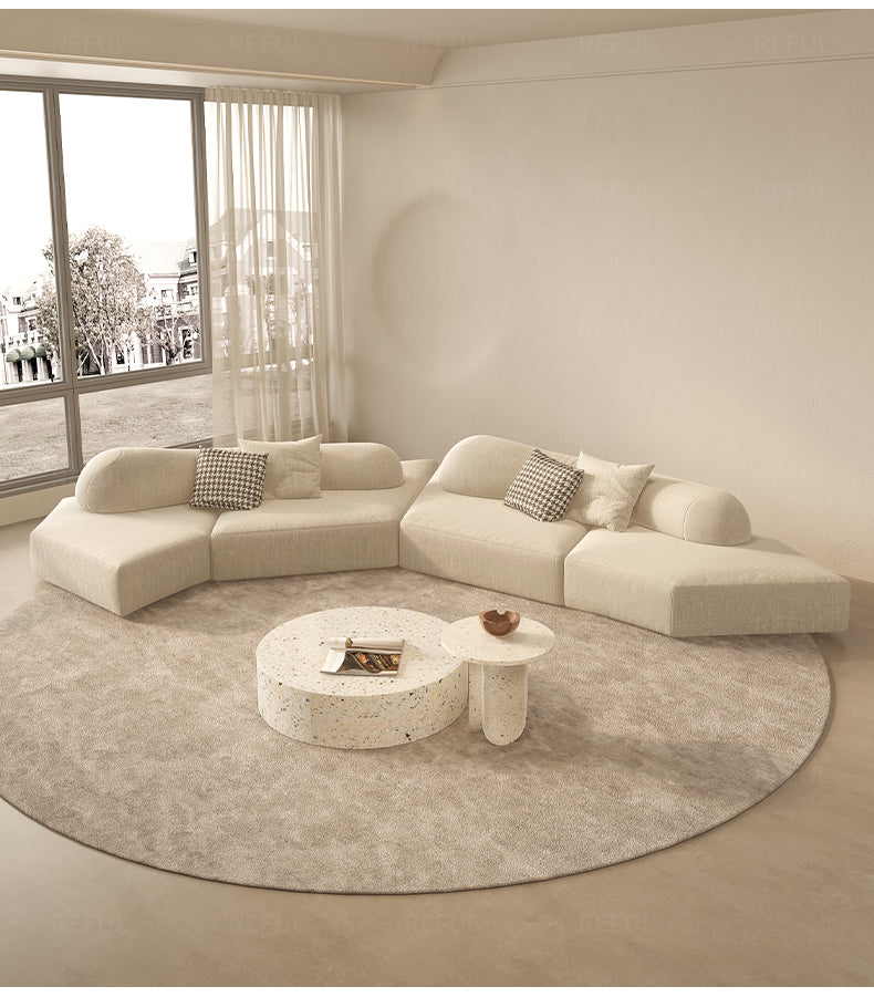 Italian modular fabric sofa