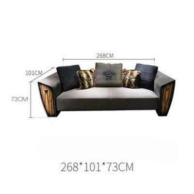 Italian minimalist modern sofa combination