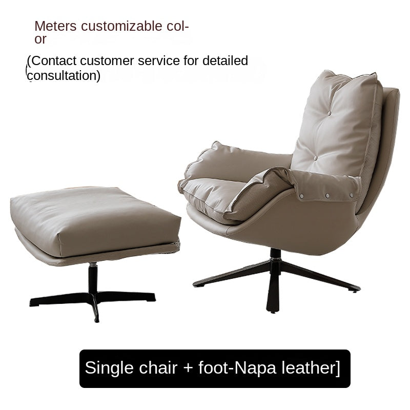 Renowned designer designs leisure chairs