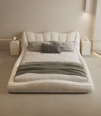 Modern minimalist bedroom petals bed