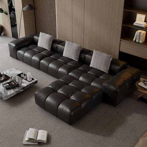 SABA Pixel Module Leather Sofa