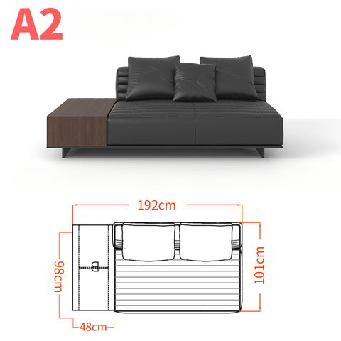 High-end Italian minimalist sofa