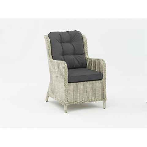 Dove Grey Rattan Round Bistro Setgarden