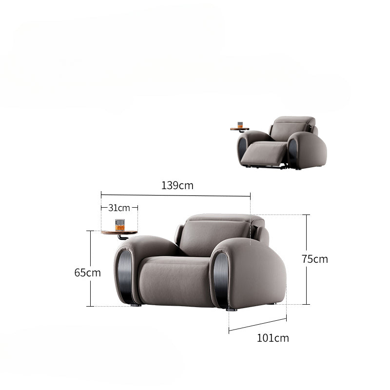 Family Theater Sofa High Sense Villa Whole House Supporting Electric Function Video Room Sofa