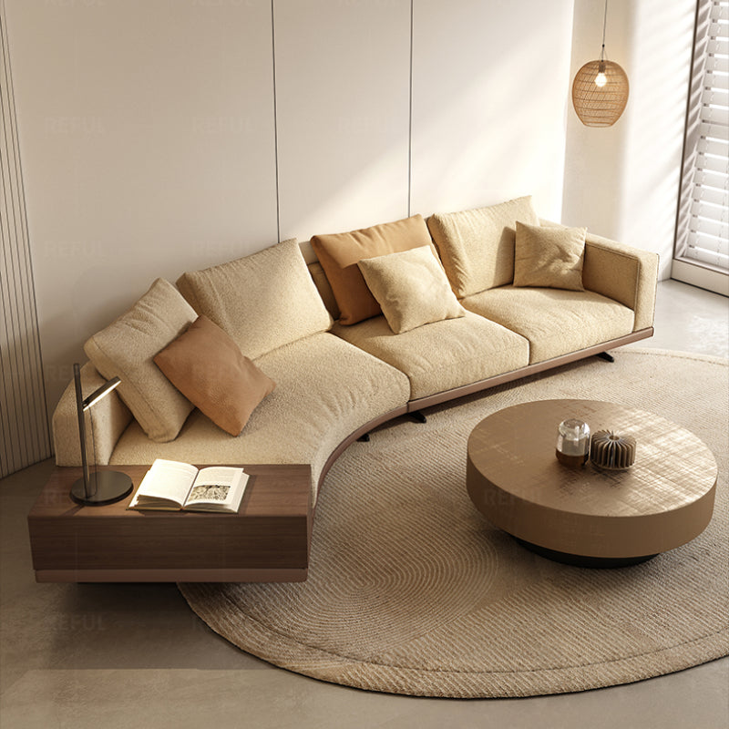 High-end Italian minimalist fabric sofa