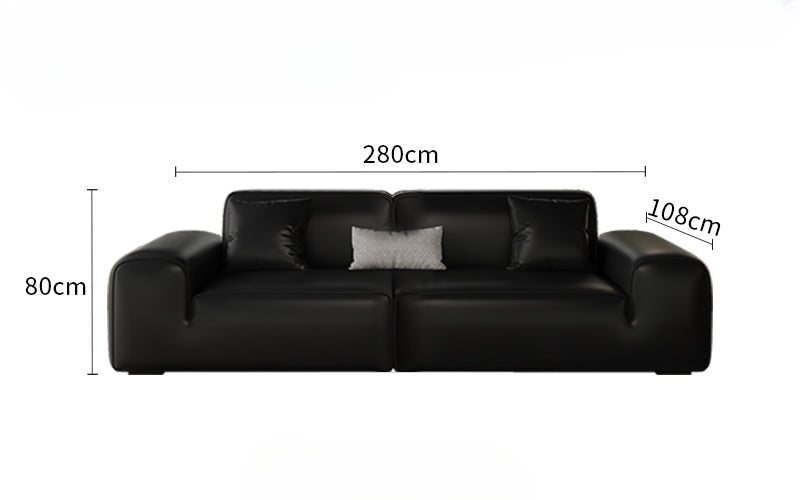 Big Black Bull Cube Sofa