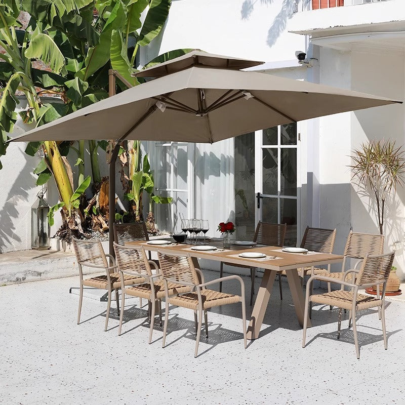 Internet famous outdoor garden rattan chairs, tables and chairsgarden