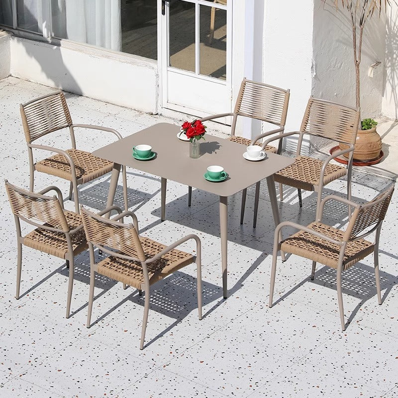 Internet famous outdoor garden rattan chairs, tables and chairsgarden