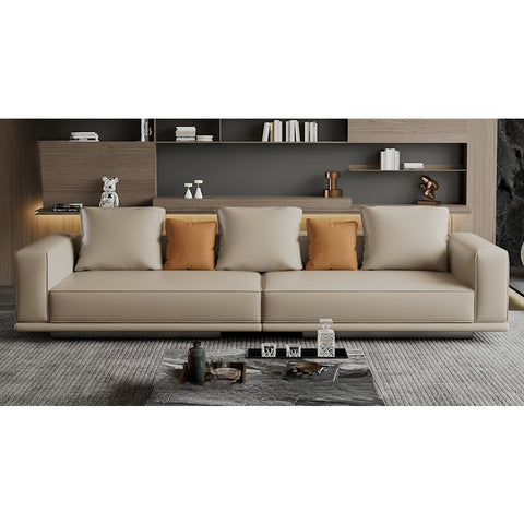 Italian Horizonte leather sofa