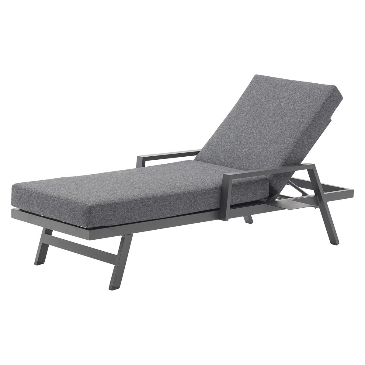 Lounger with Side Shelfgarden