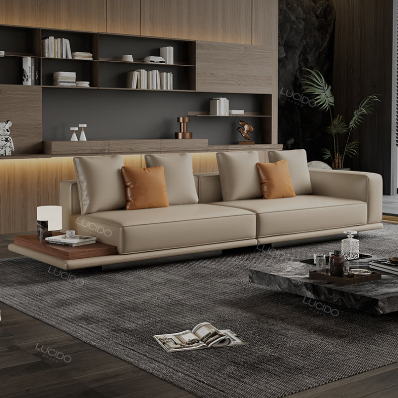 Italian Horizonte leather sofa