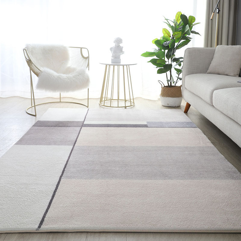 Imitation cashmere living room carpet simple home bedside blanket bedroom cloakroom fresh floor mat large area plush blanket