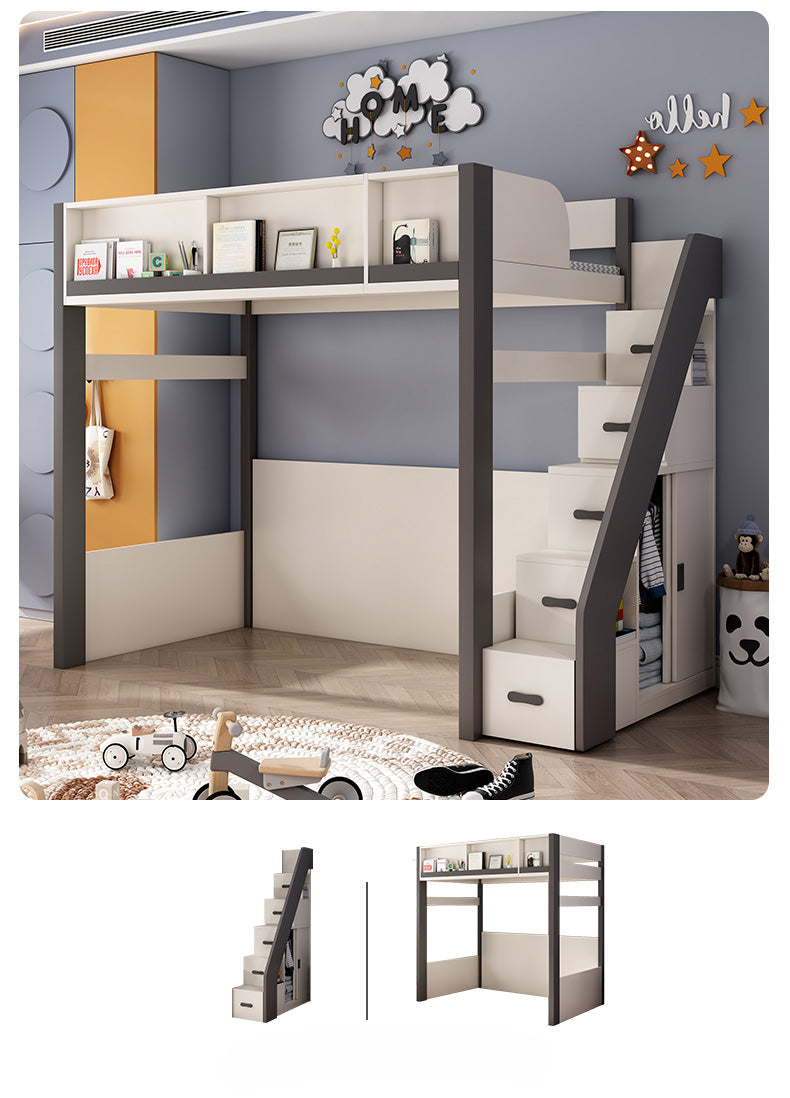 Multifunctional upper and lower combined bed