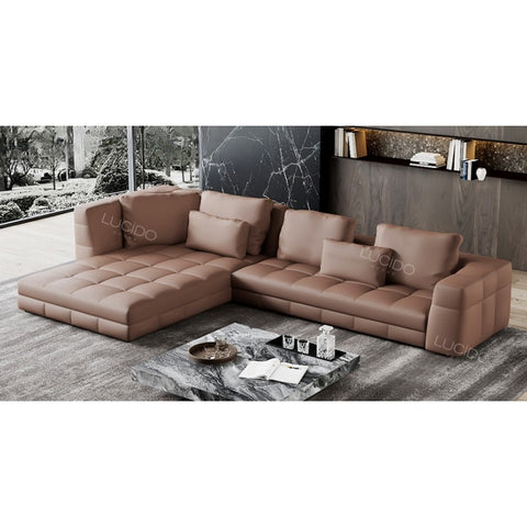 Italian suit leather sofa