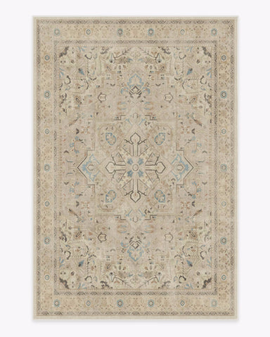 Area Rugs for Living Room, Stain Resistant Washable Rug Non-Slip Rug Vintage Boho Rug Non-Shedding Carpet for Bedroom Dining Room Kitchen Living Room