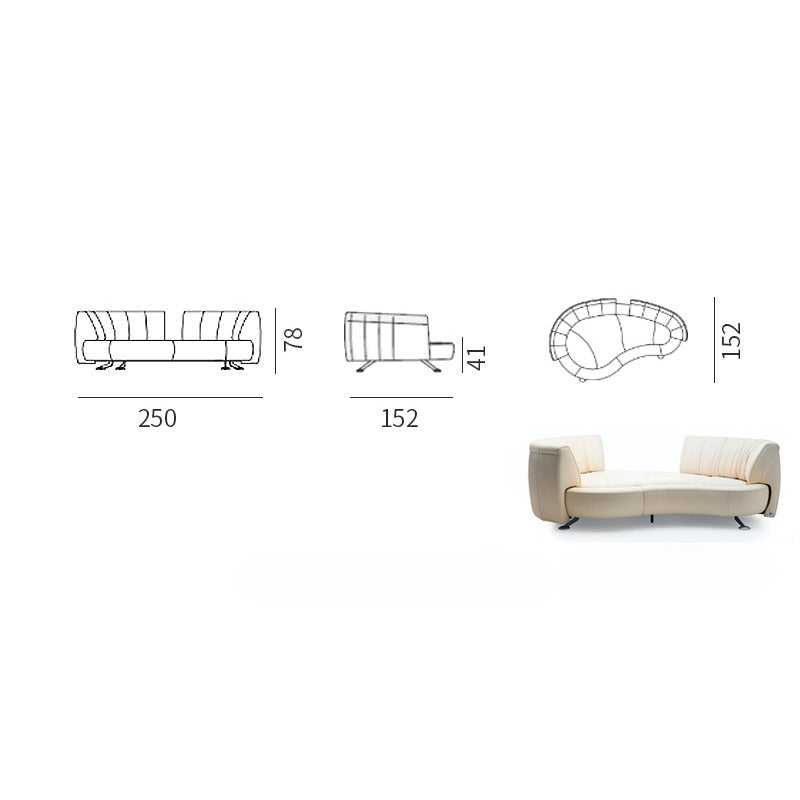 Backrest track rotating sofa