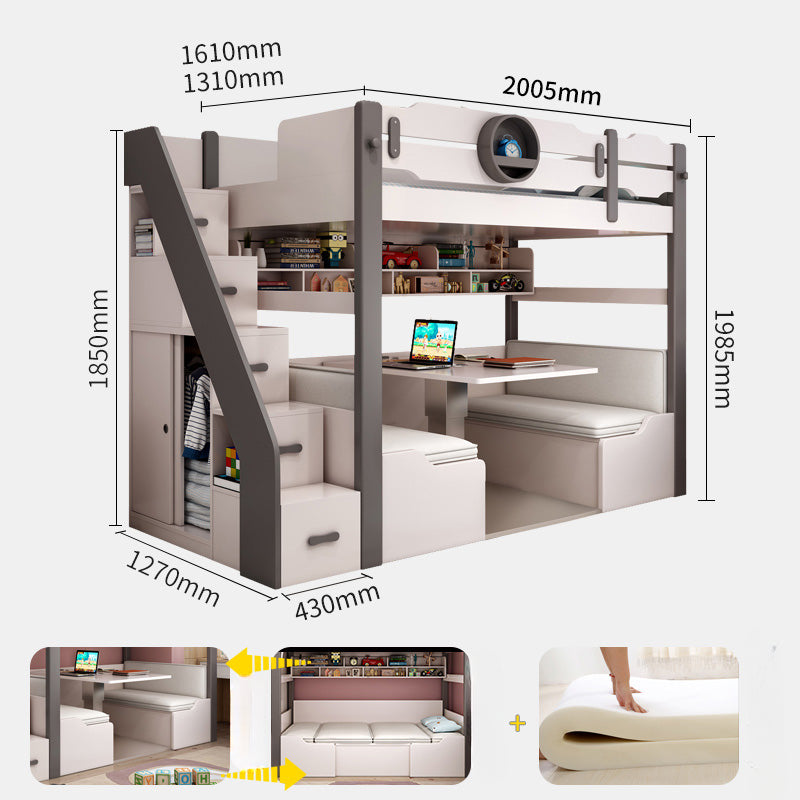 Upper and lower bed multifunctional combination bed