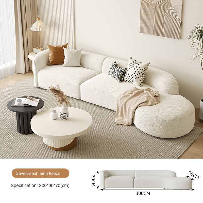 Modern cream sofa