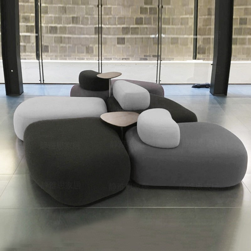 Creative special-shaped designer office leisure hotel lobby training institution parents rest area free combination sofa